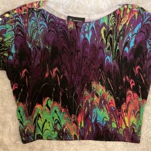 Colorful Abstract Patterned Top